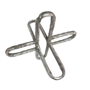 Nouveau Design de fil de fer, Sculpture en métal enduit de couleur grise pour la décoration de la maison, nouvelle Sculpture d'ornements - Product Image 5