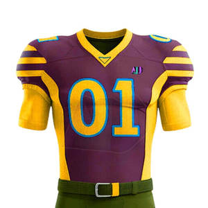 Ensemble d'uniformes de football américain, short, tissu en polyester et élasthanne de haute qualité, léger, confortable, adapté aux entraînements, aux matchs, à l'école - Product Image 4