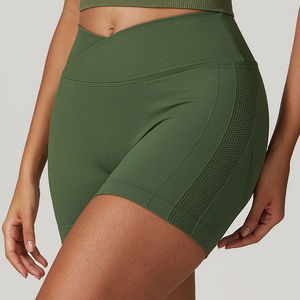 Breathable Cut High Waist Scrunch Butt Women Yoga Shorts <b>Tummy</b> <b>Control</b> Butt Lift Fitness Sports Workout Active Female Gym Shorts - Product Image 4