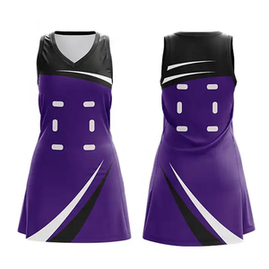 Ensemble de jupes de maillot de netball personnalisé par sublimation, fabricant, équipe de conception, uniforme de netball - Product Image 1