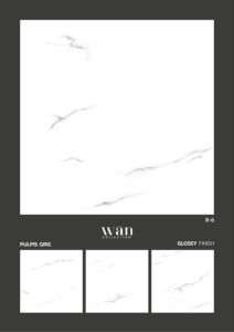 Azulejo de porcelana con aspecto de mármol blanco de lujo brillante de 600x600mm, azulejos de suelo y pared antideslizantes de primera calidad para habitaciones de Hotel - Product Image 3