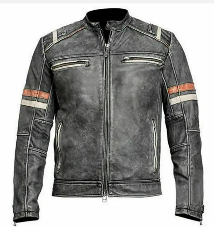 Good Quality Custom Leather jacket Warm fur leather jacket men's winter Wholesale Fashion Jackets