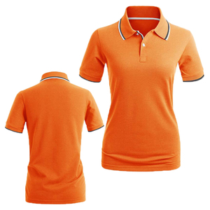 เสื้อยืดคอตตอนผู้หญิงขายส่ง ทรงสลิมฟิต คอปกสมาร์ท แขนสั้น แฟชั่นฤดูร้อน ผ้าไม่เป็นขุย แห้งเร็ว - Product Image 1