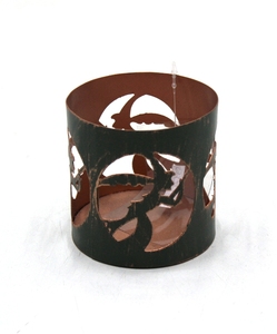 Vente chaude Décoratif Fer Rond Votif Cuivre Lavage Votive Titulaire Pour Les Décorations De Noël À La Main Personnalisé - Product Image 1