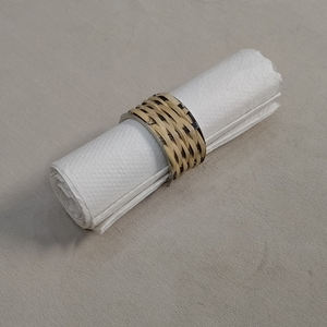 Ensemble de ronds à serviette en résine multicolore de la meilleure conception Vaisselle multiforme pour la maison et le restaurant Cuisine Nouveau style de vaisselle - Product Image 3