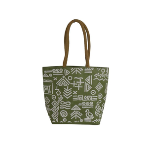 Sacs à provisions en jute fourre-tout sacs d'épicerie en toile de jute sacs Novation avec poignée rembourrée en coton fabriqué en Inde Bengale occidental - Product Image 2