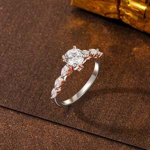 Jeulia 18K Gold Plated Fashion Butterfly <b>Opening</b> Engagement <b>Ring</b> - Product Image 6