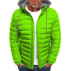 Fabrication en usine nouveauté hommes manches longues doudoune support respirant imperméable réversible personnalisé en gros - Product Image 4