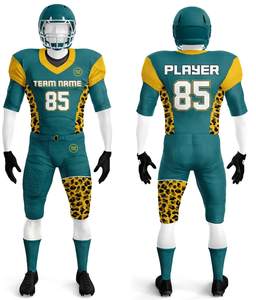 Uniforme de Fútbol Americano Personalizado, Pantalones y Camiseta con Diseño Sublimado, Juego Completo, Fabricación Directa de Fábrica OEM ODM, MOQ Bajo - Product Image 4