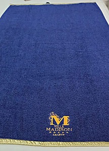 ผ้าขนหนูสระว่ายน้ำสำหรับโรงแรมผ้าขนหนูชายหาดกันเด็กแห้งเร็วผ้าคอตตอนลายสี่เหลี่ยมทอสำหรับโรงแรมชุดผ้าขนหนูอาบน้ำ - Product Image 3