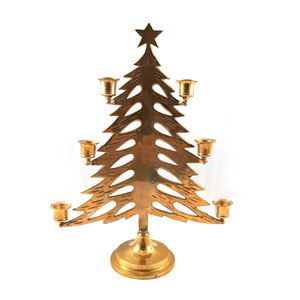 Portavelas de Aluminio para Árbol de Navidad con Acabado Plateado para Decoración Navideña en Hogares, Hoteles, Resorts y Restaurantes, Proveedor Indio - Product Image 5