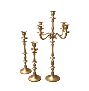 Traditional Design Five Arm Black Finished <b>Candelabra</b> for Wedding Holidays Party Lighting Decoration Centerpieces <b>Candelabra</b> - Product Image 4