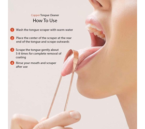 U Shape Oral Hygiene Device 100% Pure Copper <b>Tongue</b> <b>Scraper</b> Teeth Care Tool <b>Tongue</b> Cleaner for Reduce Halitosis - Product Image 4