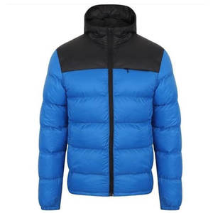 Veste d'hiver pour hommes avec col montant Dernière conception Veste à bulles en polyester Logo avant Différentes couleurs de vêtements d'extérieur - Product Image 2