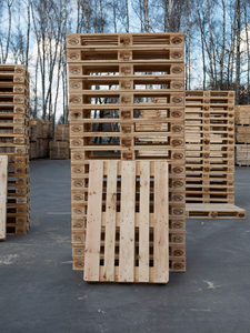 Palette en acier recyclé robuste et durable Euro EPAL double face 1200x800 - Product Image 5