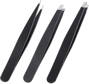 Pince à épiler les sourcils en acier inoxydable pince à épiler les sourcils grande précision pour les éclats et les poils faciaux incarnés - Product Image 2