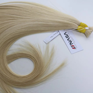 Top Trending Extensiones de cabello a granel Cabello vietnamita Double Drown 100 gramos Colores claros 24 pulgadas - Product Image 1