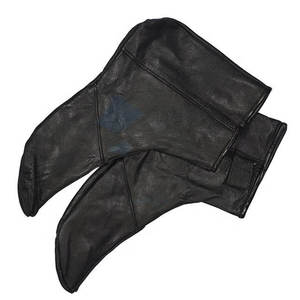 Calcetines de cuero marrón unisex hechos a medida con cremallera calcetines de equitación hechos a mano motocicleta a caballo equipo Medieval - Product Image 5