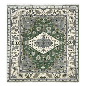 Tapis Oushak noués à la main bas zéro coupe Pile Antique Vintage Design zone de trafic très élevé tapis usine Oshak USA maison salon - Product Image 1