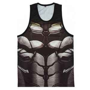 Camiseta sin mangas sublimada para gimnasio deportivo de talla grande, diseño personalizado, tela de secado rápido ecológica para correr, entrenamiento, equipo de entrenamiento - Product Image 5