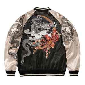 Chaqueta con letras bordadas, material suave y cálido, costuras detalladas, perfecta para ropa de gimnasio, atuendo informal o estilo callejero moderno - Product Image 4