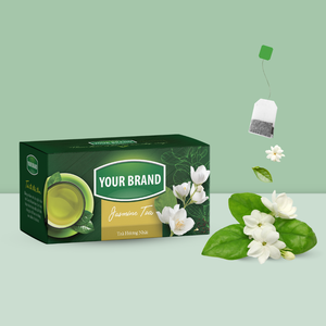 Wholesale OEM Herbal Jasmine <b>Tea</b> Bags Wholesale Heat Seal Green <b>Tea</b> Bags With Envelopes Custom Printed Packaging Bag - Product Image 5