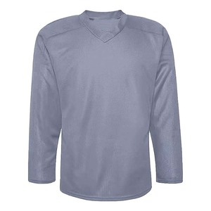 Wholesale Ice Hockey Jerseys OEM Sublimation Print Durable Pro Team Uniforms Breathable Eco-Friendly Quick Dry Professional - Product Image 5