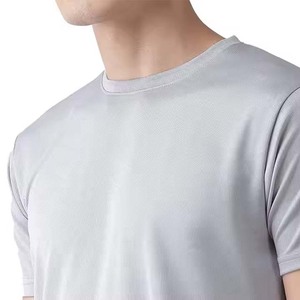 Bas quantité minimale de commande dernière conception hommes T-Shirts vêtements d'été T-Shirts pour hommes Logo personnalisé hommes sonnerie T-Shirts 100% coton tissu unisexe - Product Image 5