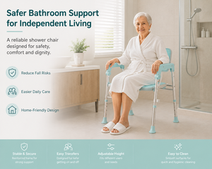Chaise de toilette robuste pour maisons de retraite et établissements de soins à long terme - Product Image 2
