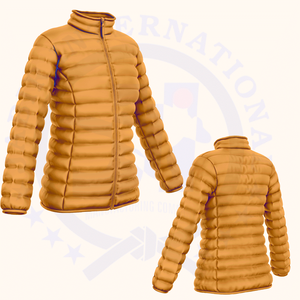 Doudoune d'hiver unisexe épaissie et coupe ample avec impression de logo personnalisé grande taille pour hommes et femmes - Product Image 1