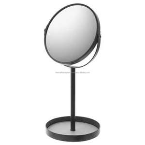 Espejo de mesa decorativo, decoración de interiores, espejo de maquillaje portátil fácil para mujer con bandeja de joyería, tocador de mesa, estilo de tocador - Product Image 5