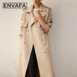 Trench-coat sur mesure, trench-coat oversize, trench-coat femme, trench-coat de luxe pour femme, trench-coat de créateur, vente en gros de trench-coats pour femmes - Product Image 3