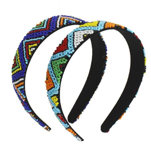 Diadema Bordada de Alta Calidad, Accesorios para el Cabello de Niñas, Diseño Elegante y Moderno 2025, Hecho en India, Diseño Personalizable - Product Image 4