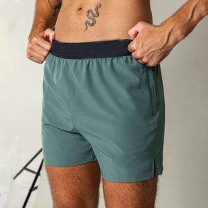 Pantalones Cortos Deportivos de Verano para Hombre, Ecológicos, Servicio OEM Personalizado, Transpirables, de Cintura Alta con Bolsillos para Correr y Hacer Ejercicio - Product Image 6