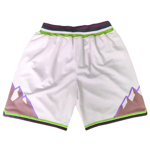 <span class=keywords><strong>Pantaloncini</strong></span> Unisex Traspiranti in Rete Personalizzati 2025, Doppio Strato con Stampa <span class=keywords><strong>Bandana</strong></span>, 5 Pollici, con Coulisse - Stampa a Sublimazione - Product Image 2