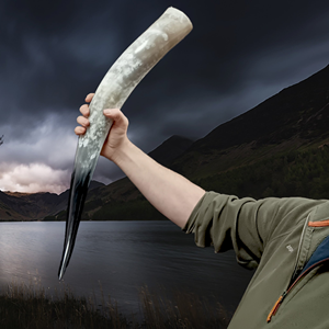 Cuernos de beber modernos vikingos tallados estilo animal religioso para bodas incluye guía de cuidado y limpieza artesanías naturales - Product Image 3