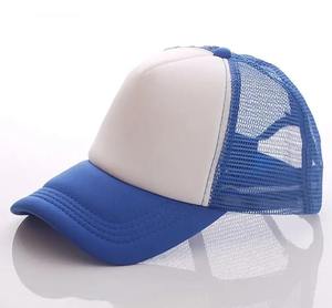 Latest Fashion Design 5 Panel <b>Flat</b> Brim Cotton Trucker Snapbacks Mesh Sports Baseball Hats - Product Image 1