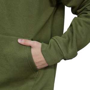 Felpe con cappuccio in cotone 100% con stampa e tinta unita felpe da uomo caldo stile invernale abbigliamento alla moda in verde oliva - Product Image 6