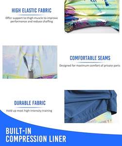 กางเกงขาสั้นลำลองผู้ชาย ผ้าโพลีเอสเตอร์ผสมคอตตอน สีพื้น รุ่นใหม่มาแรงปี 2024 เหมาะสำหรับออกกำลังกาย วิ่ง ฟิตเนส ระบายอากาศ แห้งเร็ว - Product Image 3