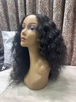 Perruque indienne naturelle bouclée VPART et magnifique mèche de cheveux indiens du sud, cheveux humains bruts courts en vrac