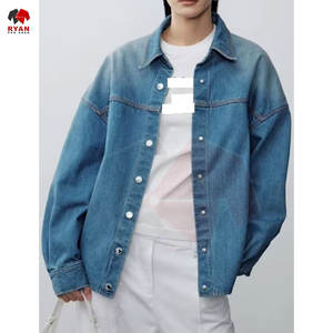 Chaqueta Vaquera con Botones para Mujer, Venta al por Mayor, Fabricante de Chaquetas Vaqueras de Moda OEM ODM - Product Image 1