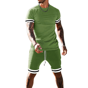 Ensemble deux-pièces pour hommes, vêtements de sport d'hiver, joggers et t-shirts respirants en coton, survêtement décontracté, nouveau design de mode - Product Image 4