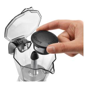 Cafetière à filtre électrique De Longhi 450W, 4 tasses, Moka Pot ALICIA Emkp42B Plus, gris et noir - Product Image 6