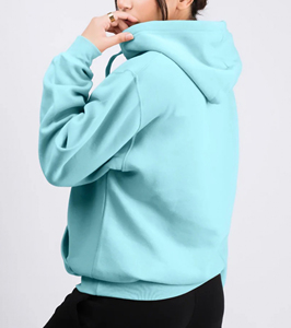 Sudadera con capucha y cordones largos, personalizada, estilo streetwear, transpirable, cálida para otoño e invierno, para mujer. - Product Image 2