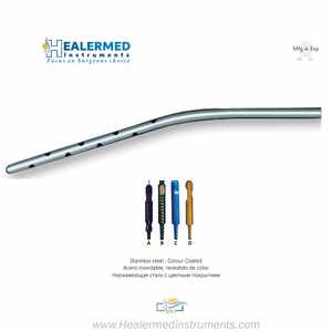 Canule d'infiltration coudée Manche fixe-Canules de liposuccion - Product Image 1