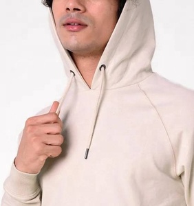 Sweat à capuche lourd pour hommes personnalisé grande taille en laine polaire pull à capuche avec poches coupe ajustée couleur unie sweat à capuche à manches longues pour hommes - Product Image 3