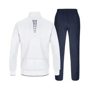Ensemble de survêtements respirants à manches longues pour hommes, vêtements de sport de haute qualité, costume deux pièces solide du fabricant, nouvelle tendance - Product Image 2