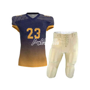 Conjunto de Uniforme de Fútbol Americano Profesional, Jersey Cómodo con Pantalones a Juego para Partidos - Product Image 1