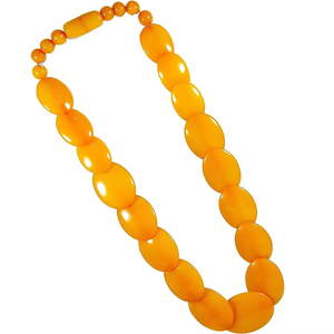 สร้อยคอเรซิ่นทำมือระดับพรีเมียม สีและขนาดปรับแต่งได้ น้ำหนักเบาและทนทาน เหมาะสำหรับสวมใส่ทุกวัน เครื่องประดับแฟชั่นสำหรับผู้หญิง - Product Image 1