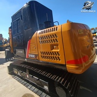 Excavatrice sur chenilles Sany SY95C de 9 tonnes, petite pelle hydraulique avec moteur Isuzu 4JG3X, excavatrice de construction chinoise d'occasion pour usage municipal